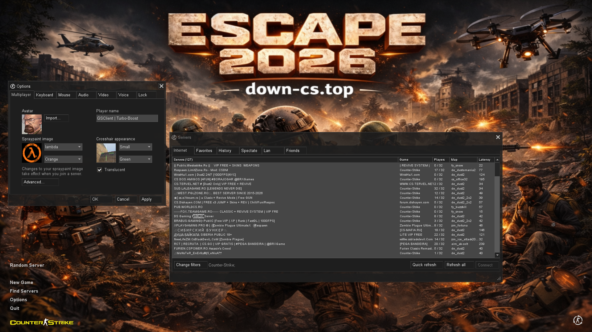 CS 1.6 Escape 2026